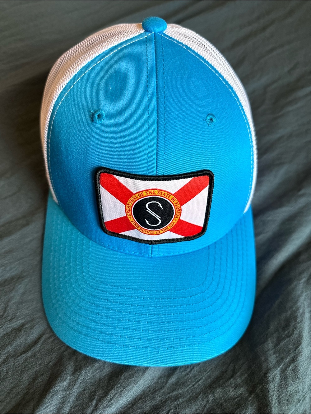 Salty Crew Florida Trucker Hat with Patch